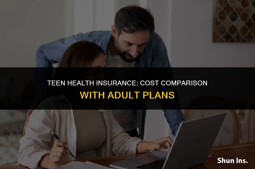 is health insurance more expensive for teenagers versus adults