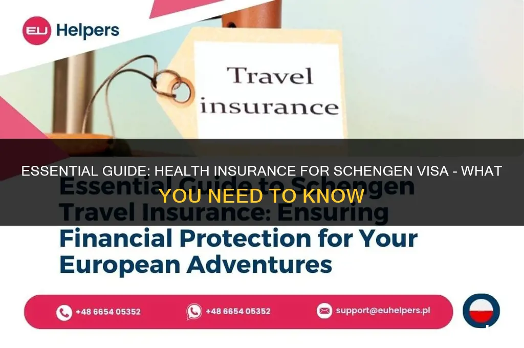 is health insurance necessary for schengen visa