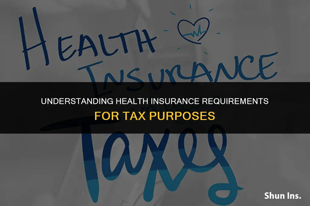 is health insurance necessary for taxes