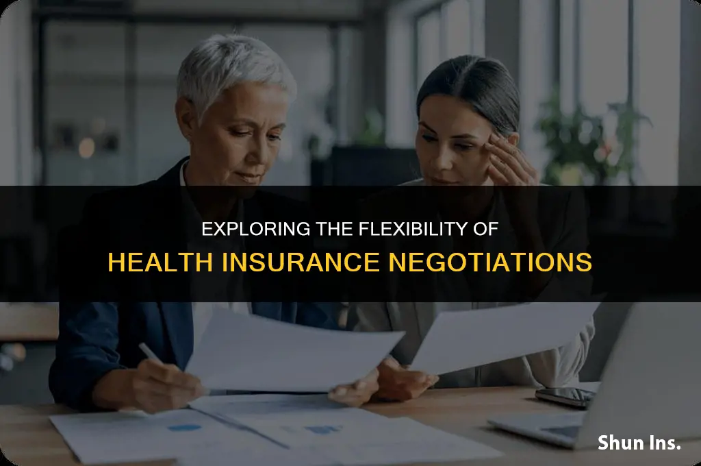 is health insurance negotiable