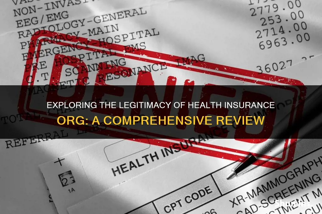 is health insurance org a real website