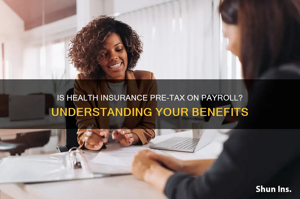 is health insurance pre tax on payroll