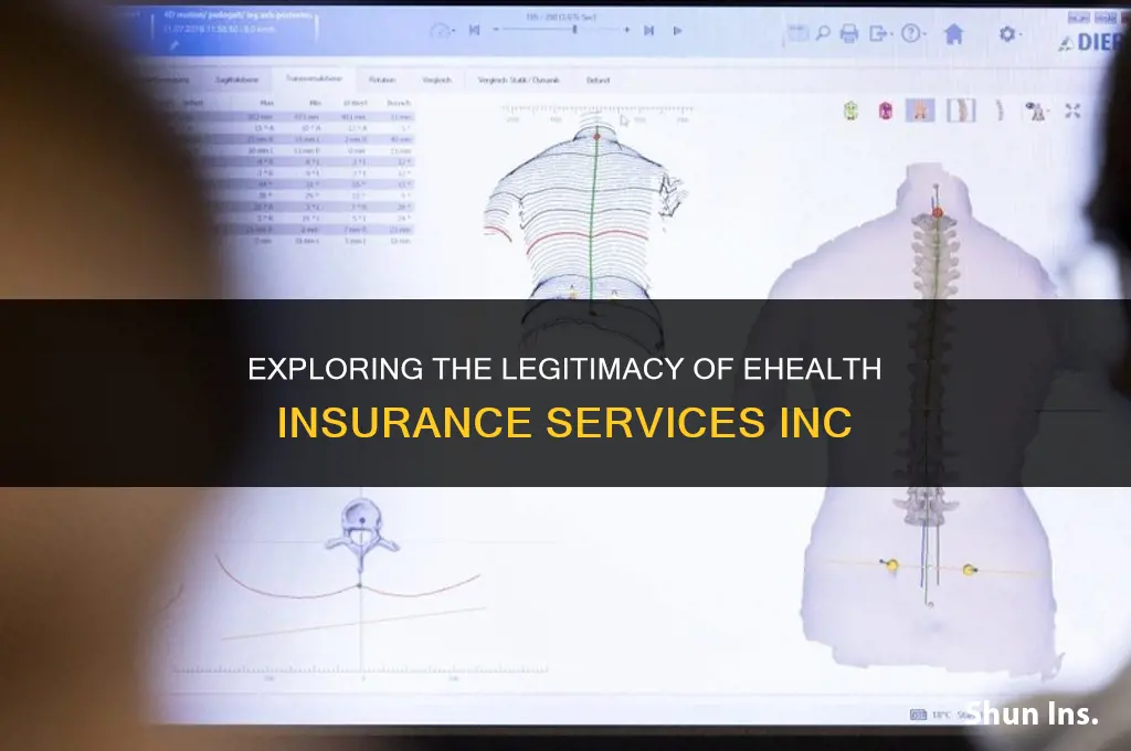 is health insurance through ehealth insurance services inc legitamite