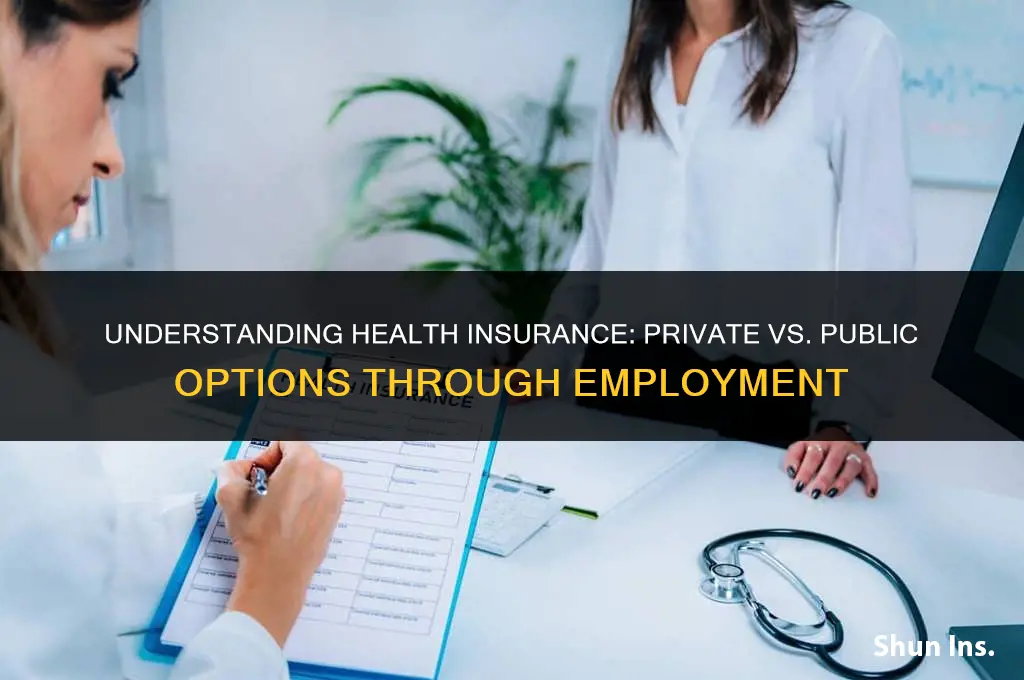 is health insurance through job private or public