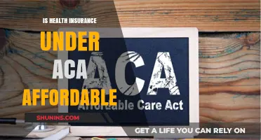 Exploring the Affordability of Health Insurance Under the ACA