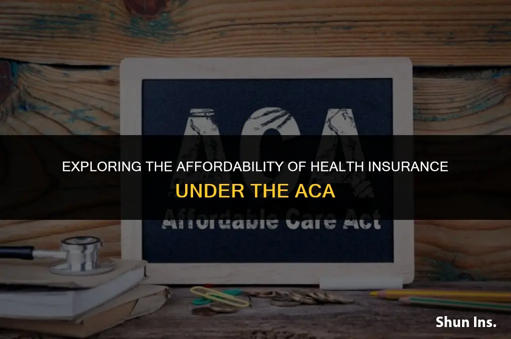 is health insurance under aca affordable