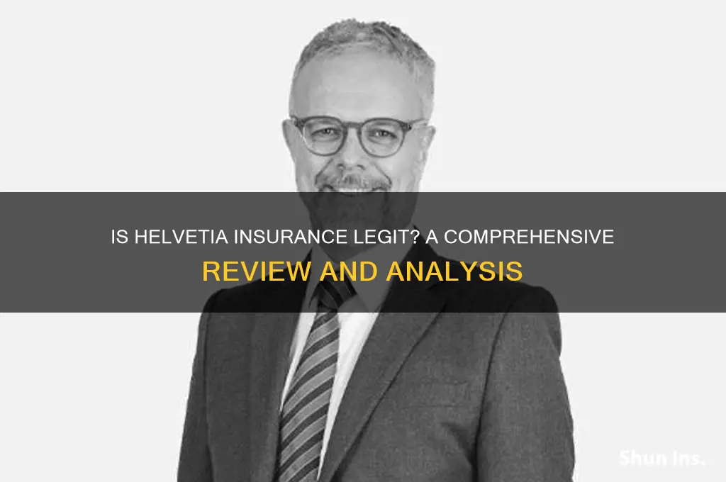 is helvetia insurance legit