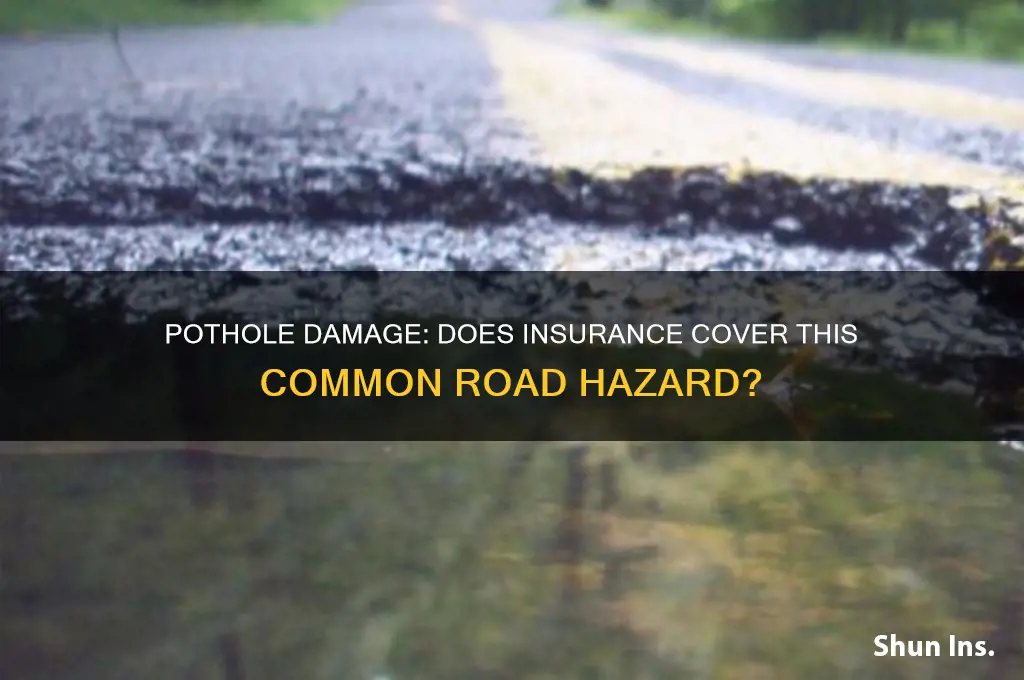 is hitting a pothole a road hazard for insurance purposes