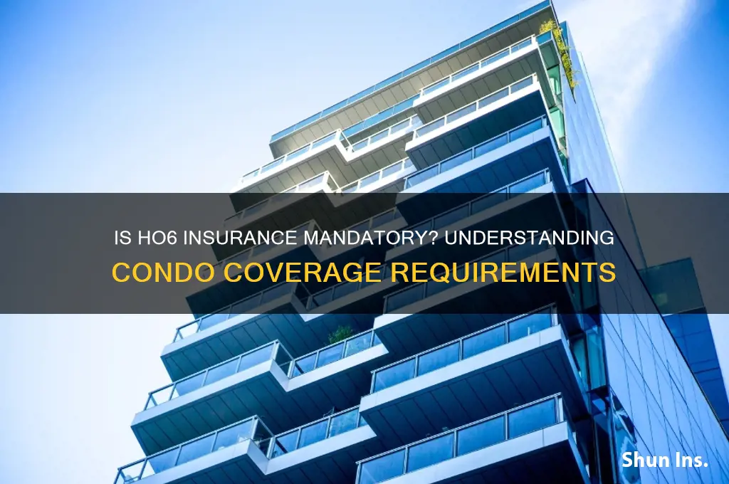 is ho6 insurance mandatory