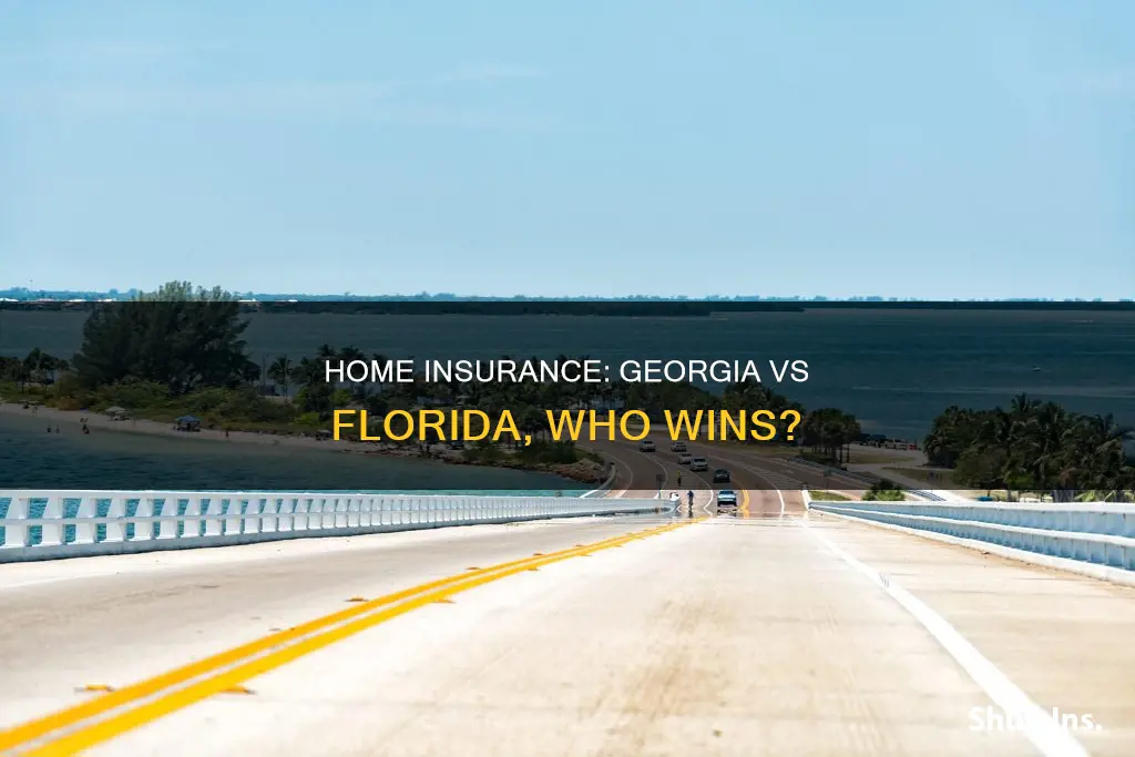 is homeowners insurance cheaper in Georgia than florida