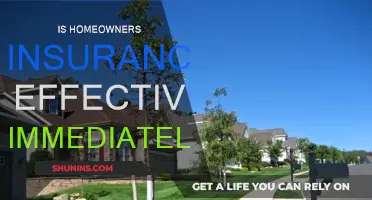Homeowners Insurance: Immediate Coverage and Peace of Mind