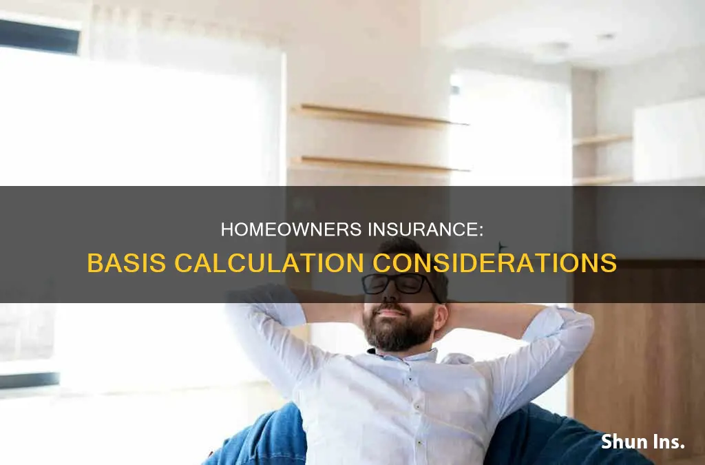 is homeowners insurance included in basis calculations