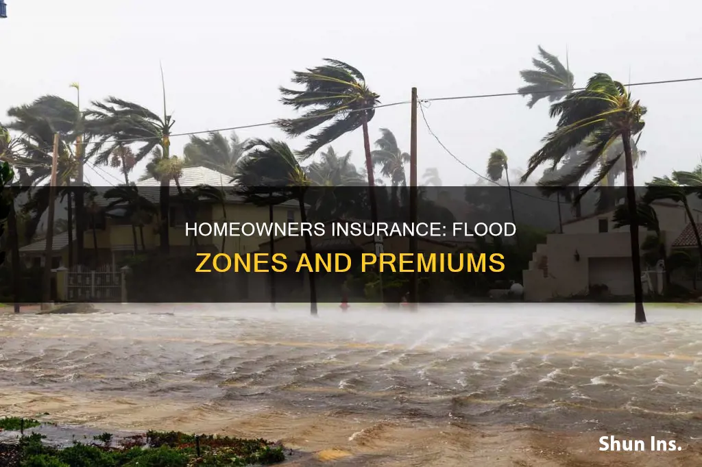 is homeowners insurance more expensive near a flood zone