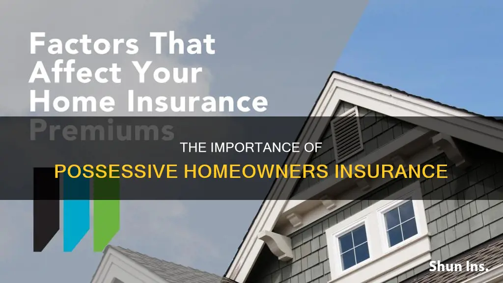 is homeowners insurance possessive