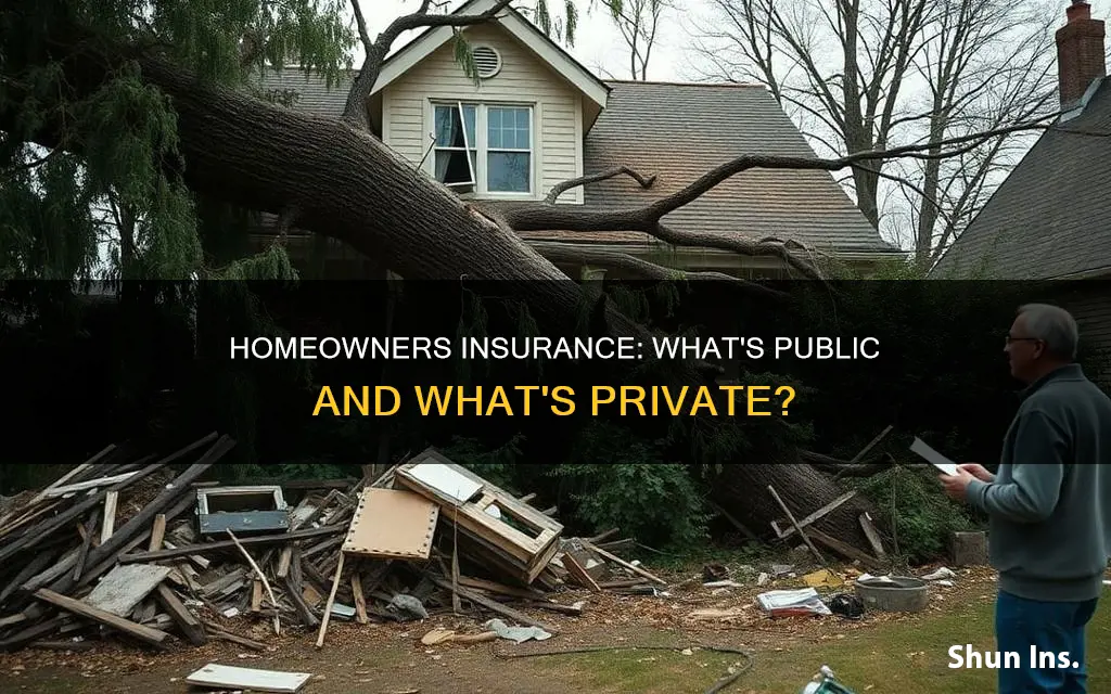 is homeowners insurance public information
