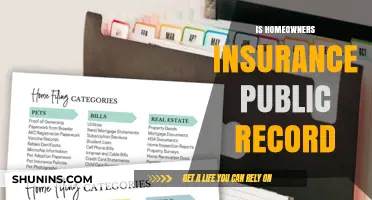 Homeowners Insurance: Public Record or Private Information?