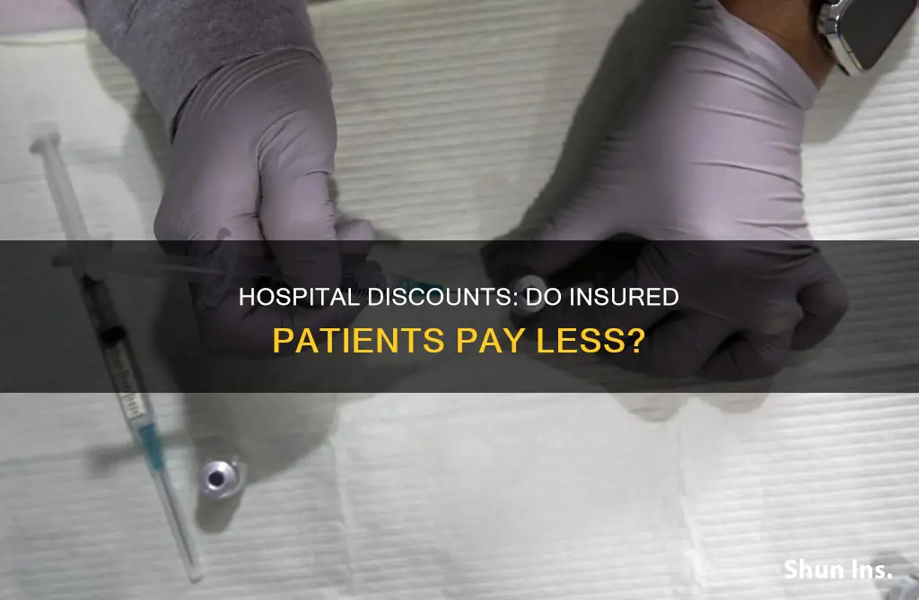 is hospital supposed to give discount rate for insurance