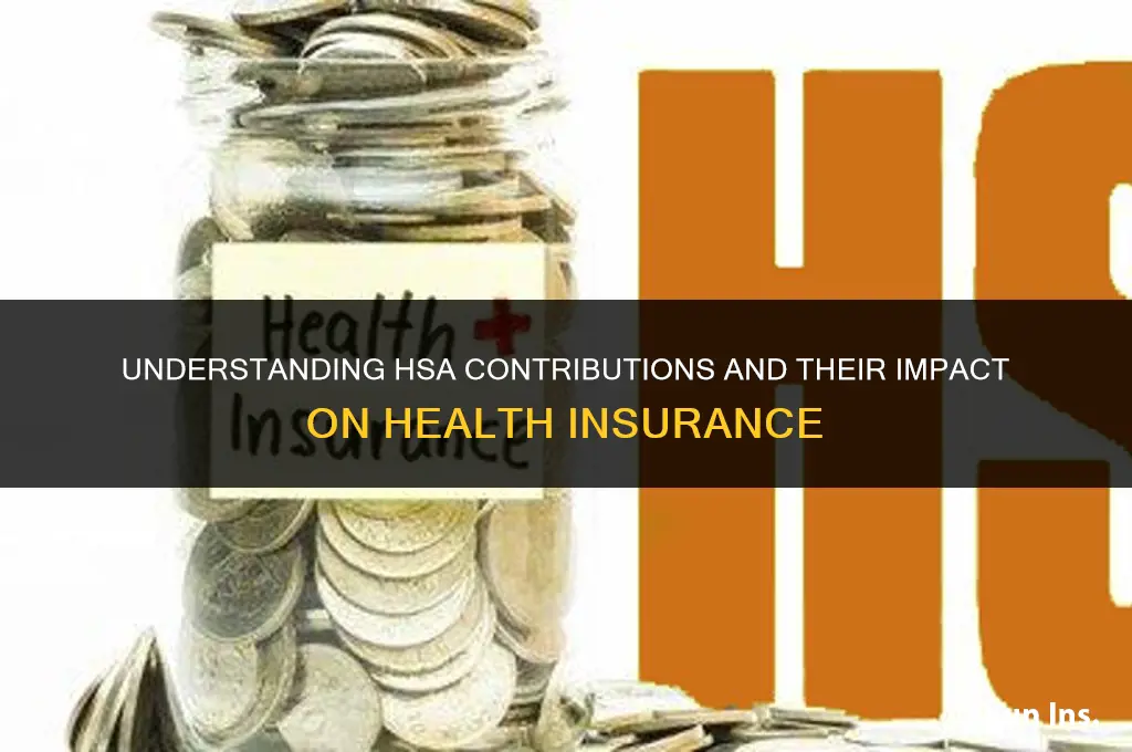 is hsa contribution considered se health insurance
