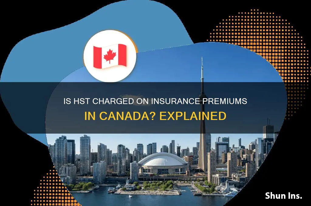 is hst charged on insurance