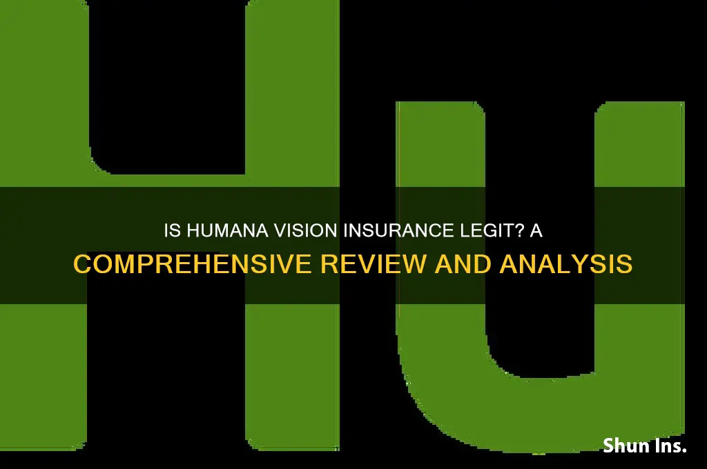 is humana vision insurance legit