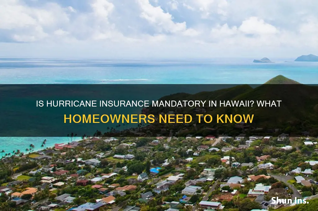 is hurricane insurance mandatory in hawaii