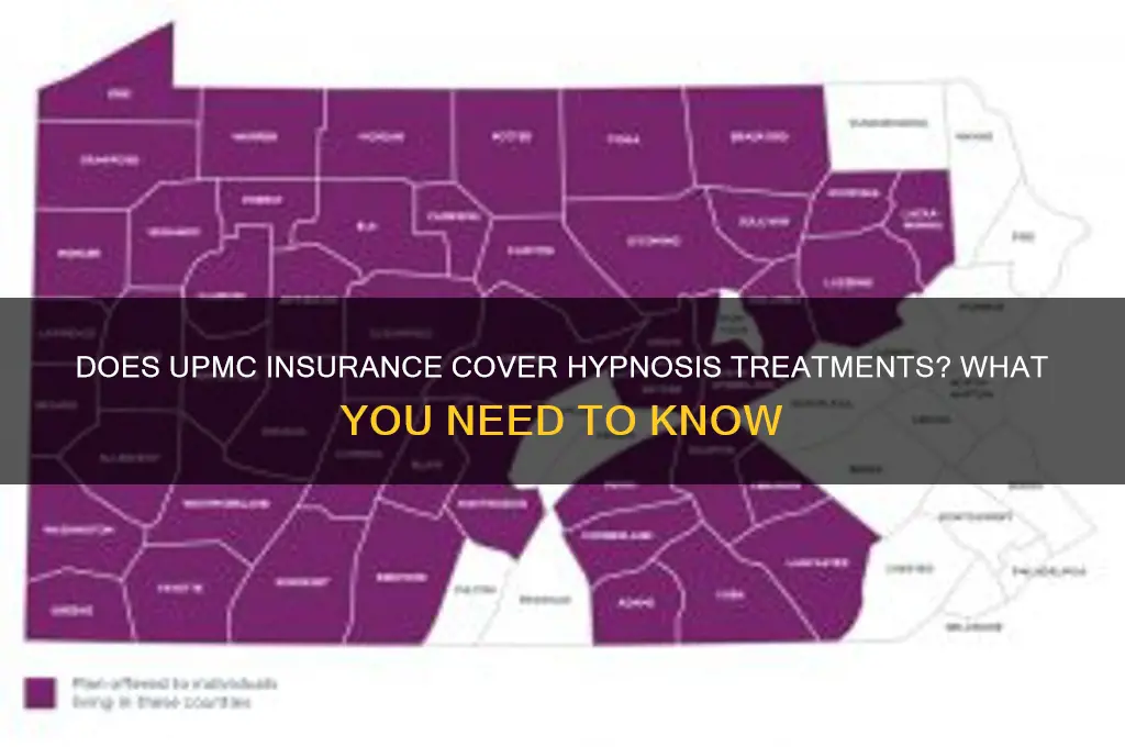 is hypnosis fovered bu upmc insurance