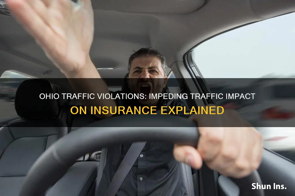 is impeding traffic a moving violation ohio insurance