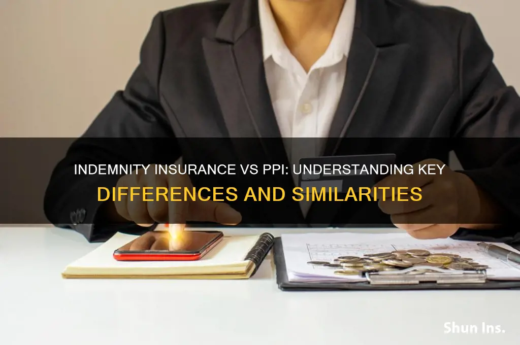 is indemnity insurance the same as ppi