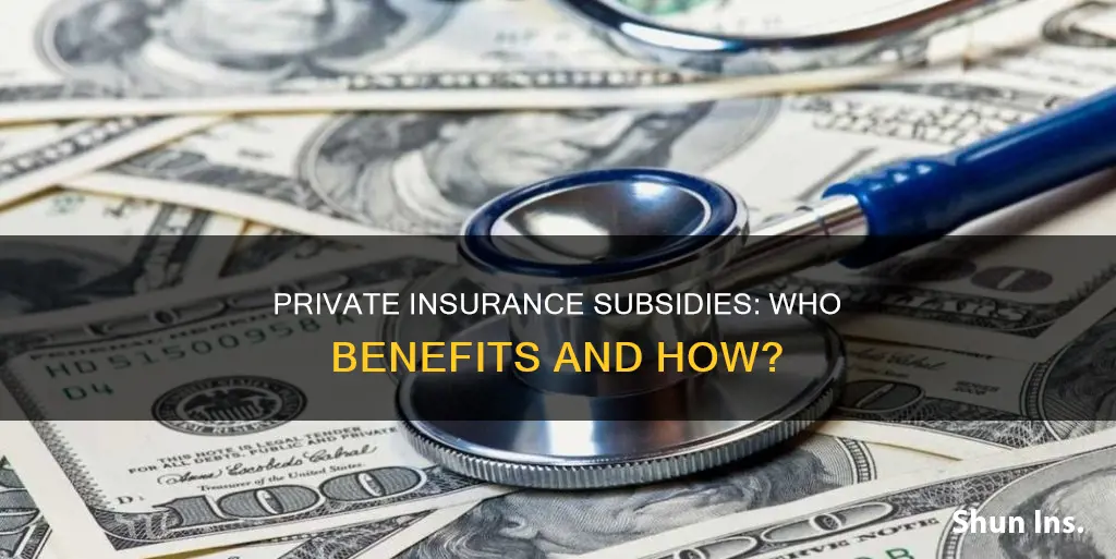 is individual private insurance subsidized