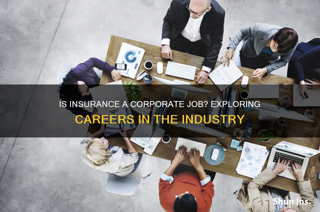 is insurance a corporate job