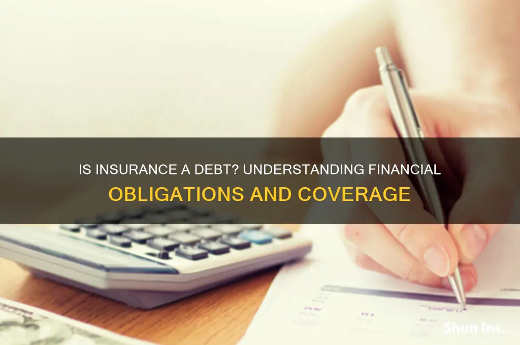 is insurance a debt