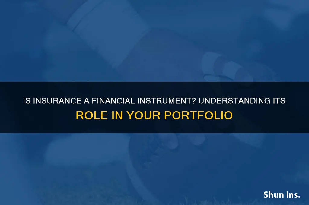is insurance a financial instrument