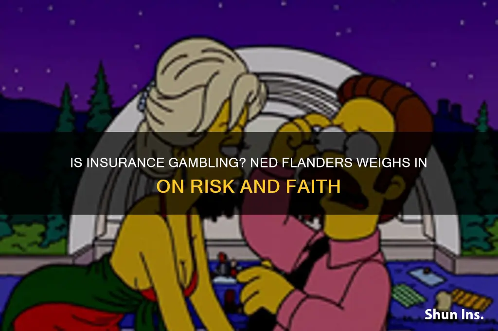 is insurance a form of gambling ned flanders