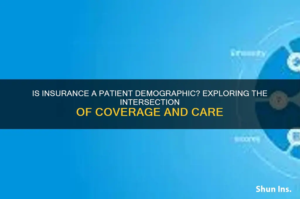 is insurance a patient demographivc