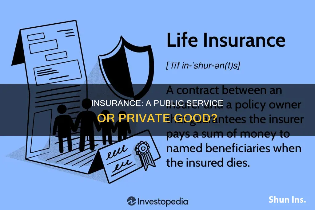 is insurance a public service