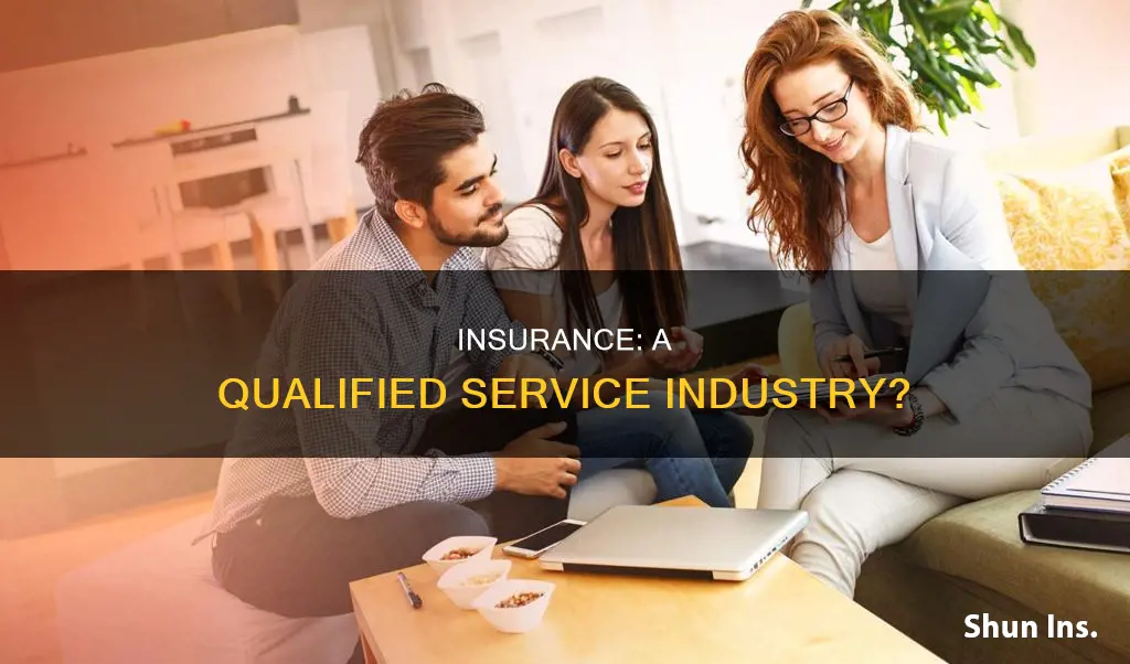 is insurance a qualified service industry