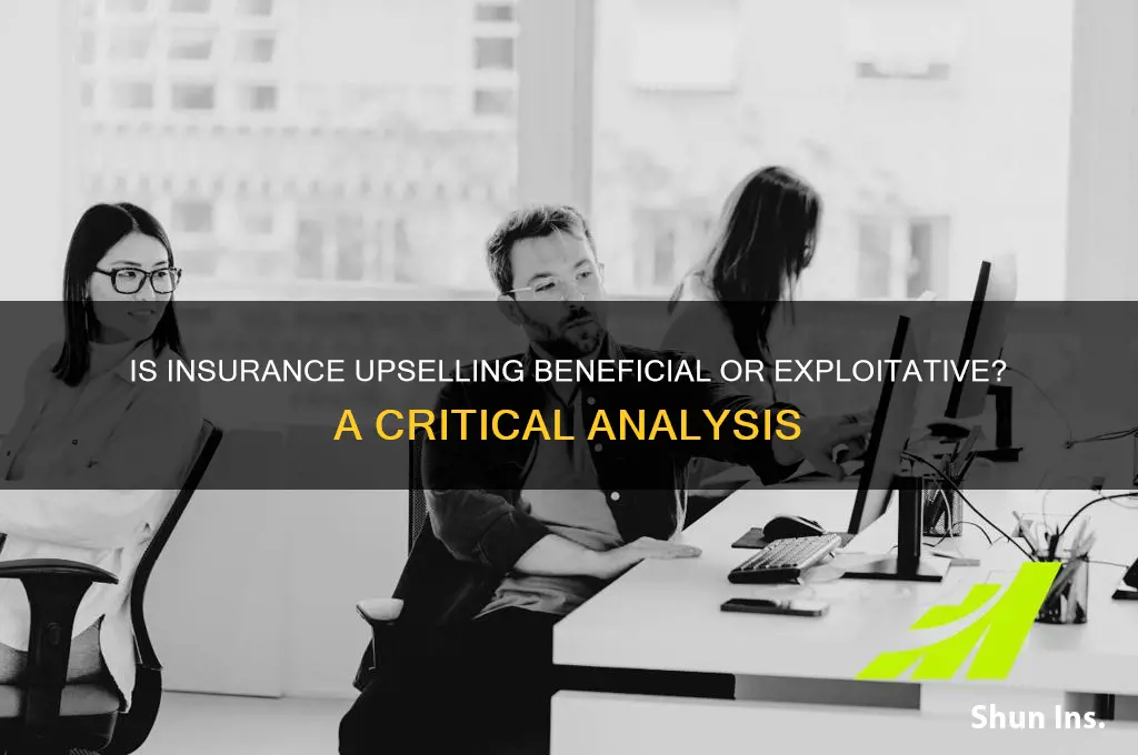 is insurance a upselling