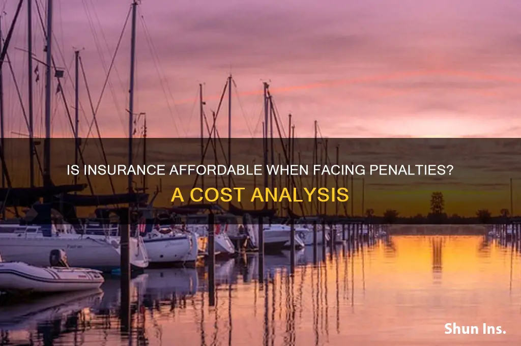 is insurance affordable for penalty