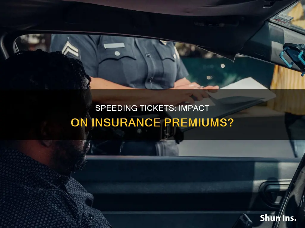 is insurance afftected by a soeeding ticket