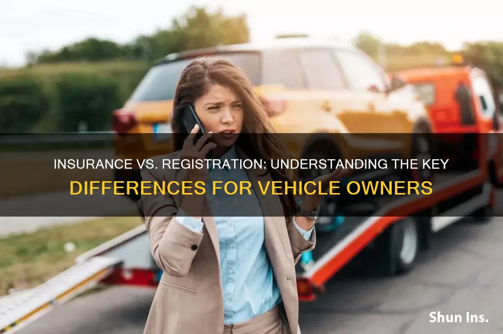 is insurance and registration the same thing