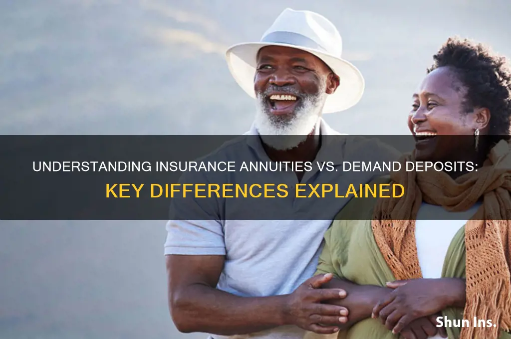 is insurance annuity a demand deposit is a n
