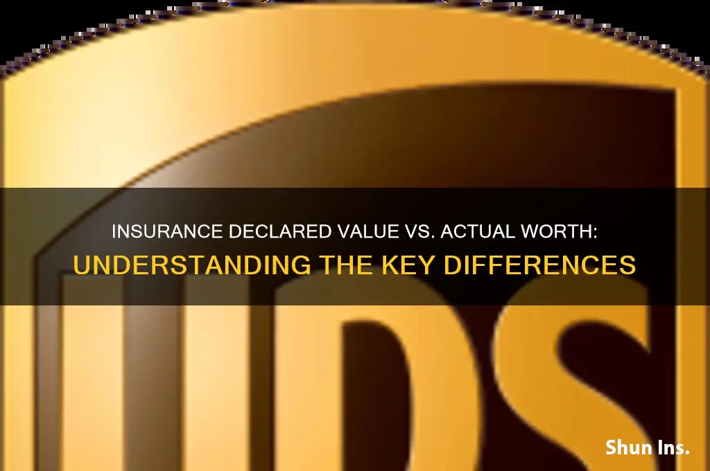 is insurance declared and value same
