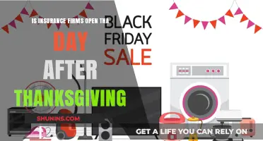 Insurance Firms: Post-Thanksgiving Availability