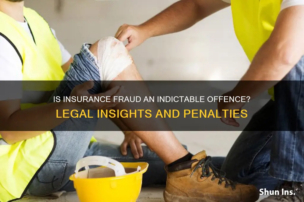 is insurance fraud an indictable offence