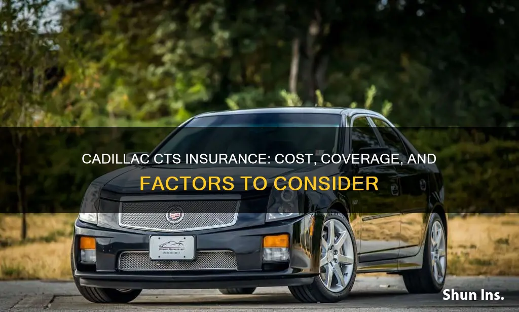 is insurance high on a cadillac cts