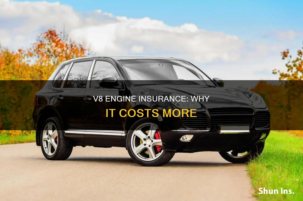 is insurance higher on a v8