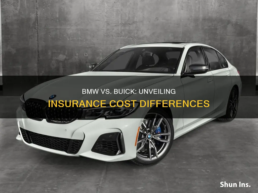 is insurance higher on bmw versus buick