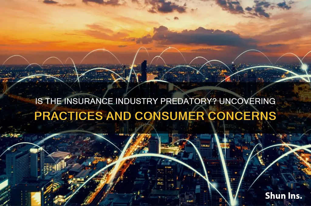 is insurance industry predatory