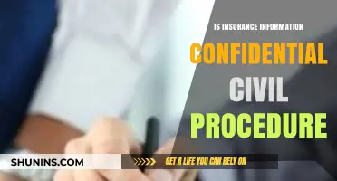 Is Insurance Information Confidential Under Civil Procedure Rules?