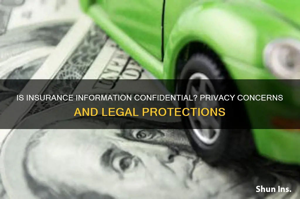 is insurance information confidential